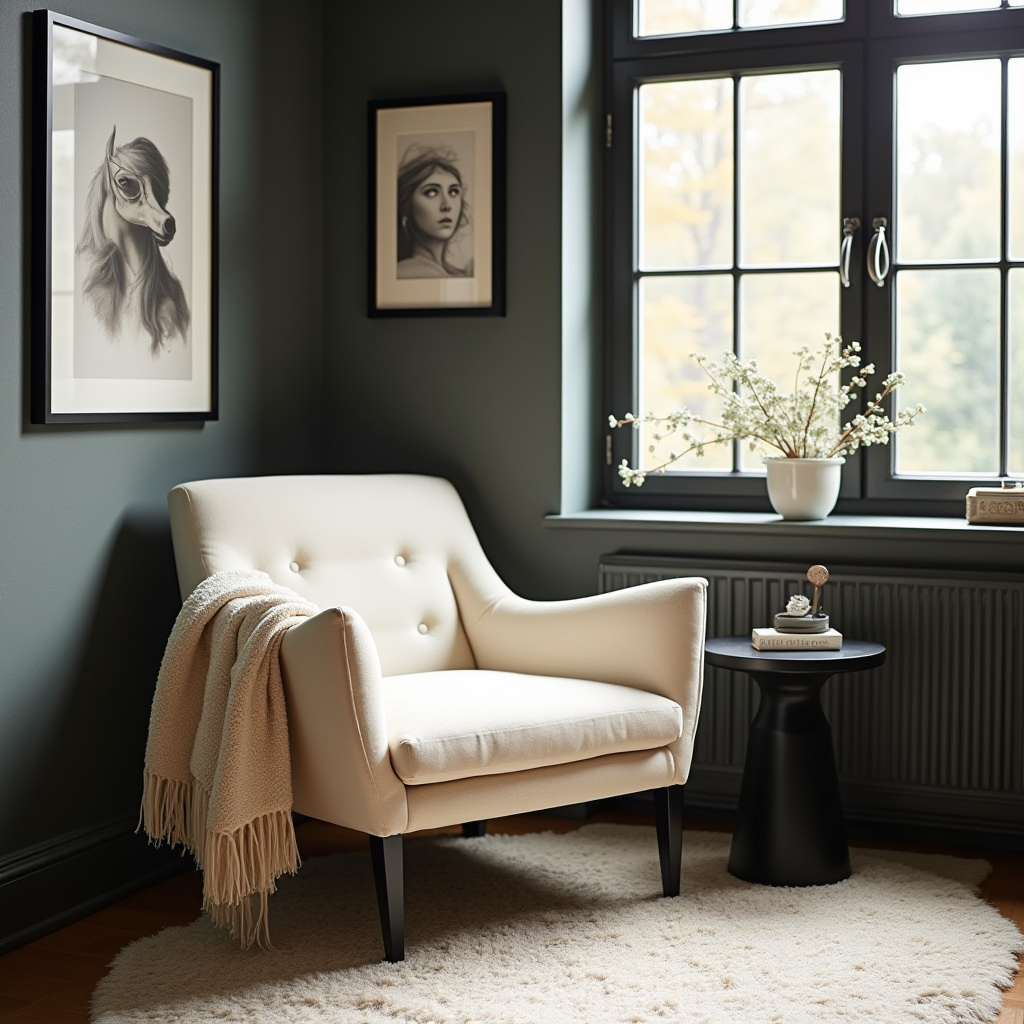 Black And Cream Living Room 17
