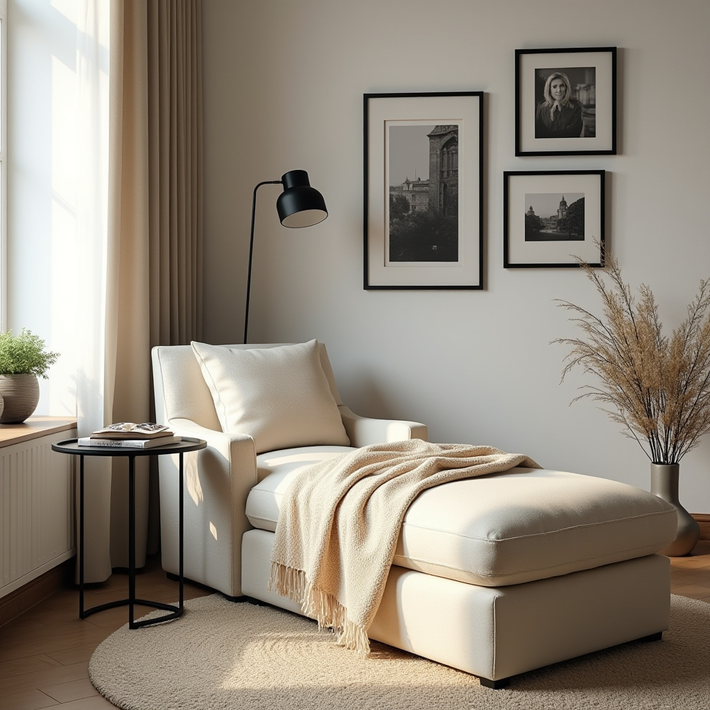 Black And Cream Living Room 25