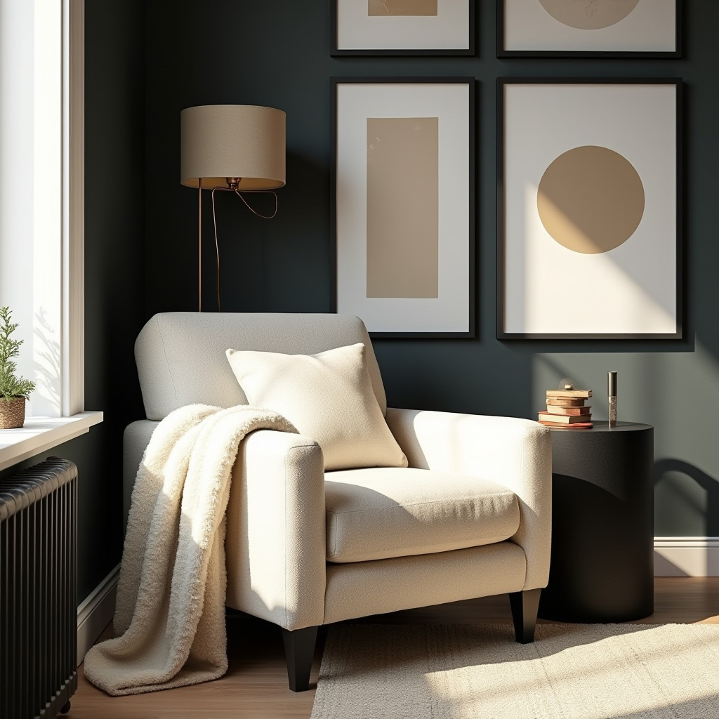 Black And Cream Living Room 30