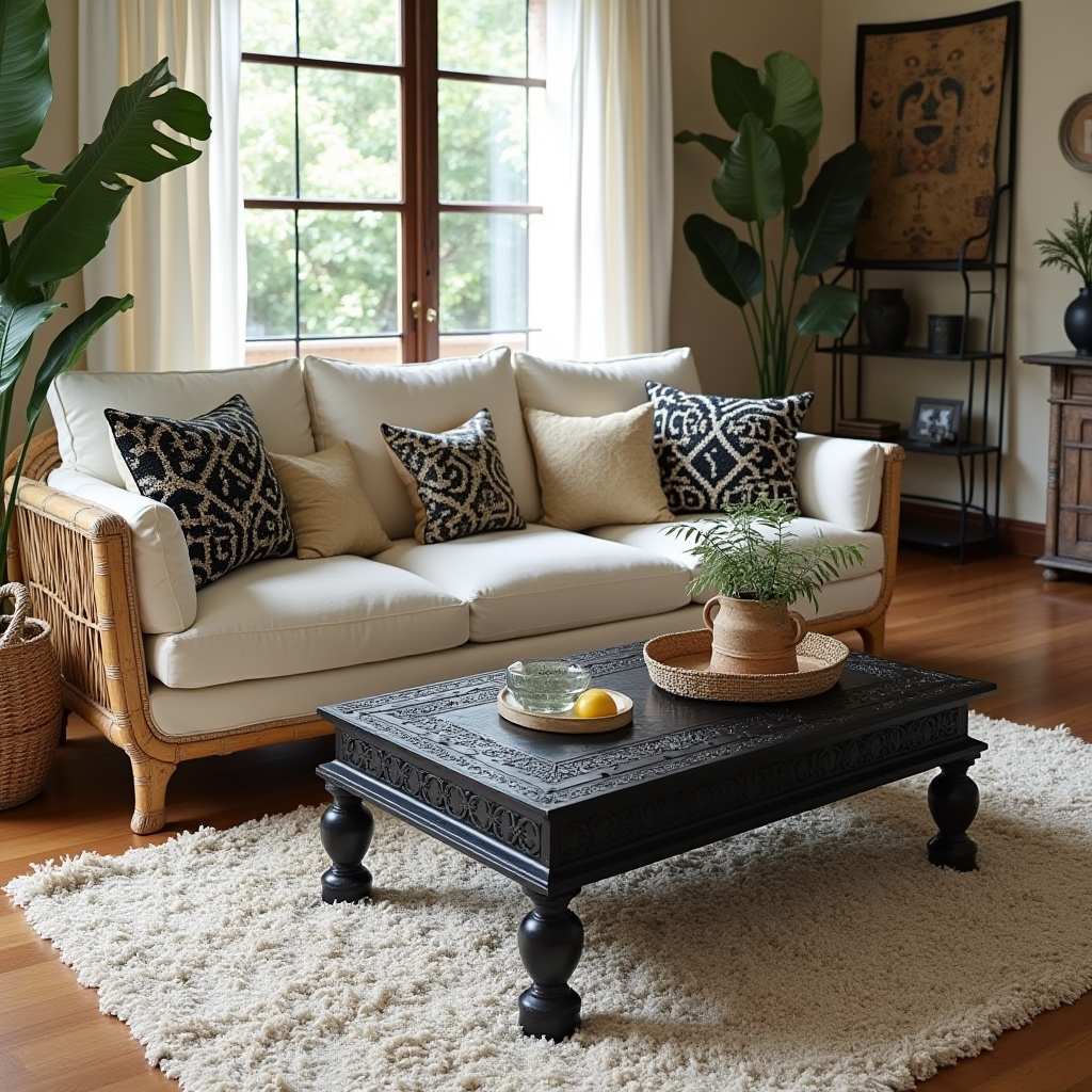 Black And Cream Living Room 8