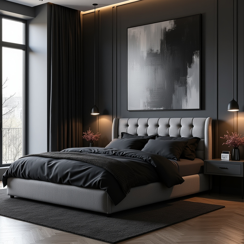 Black And Grey Bedroom Ideas 11