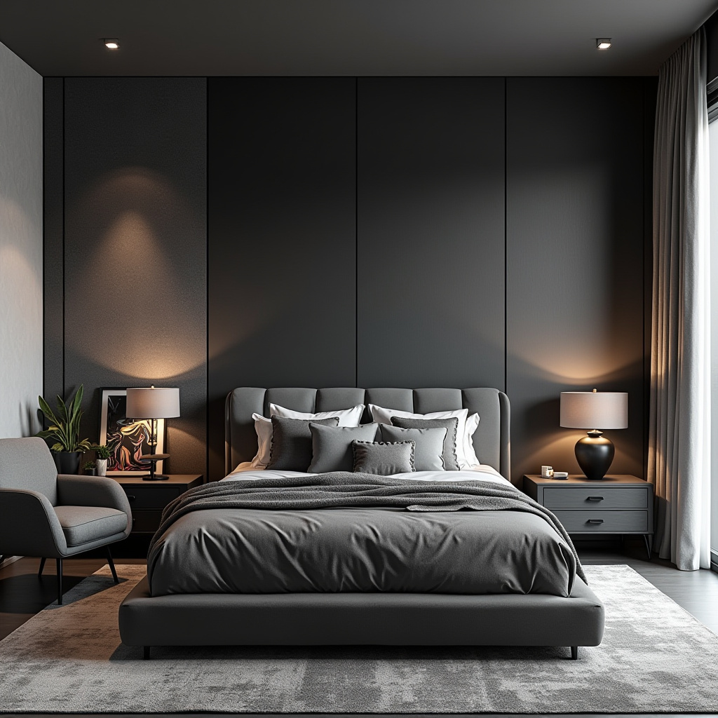 Black And Grey Bedroom Ideas 15