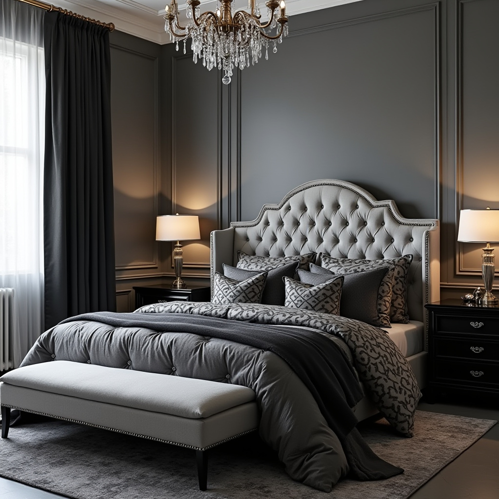 Black And Grey Bedroom Ideas 16