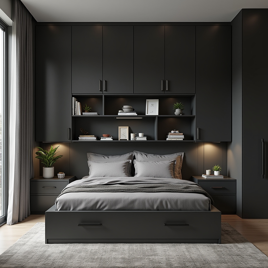 Black And Grey Bedroom Ideas 17