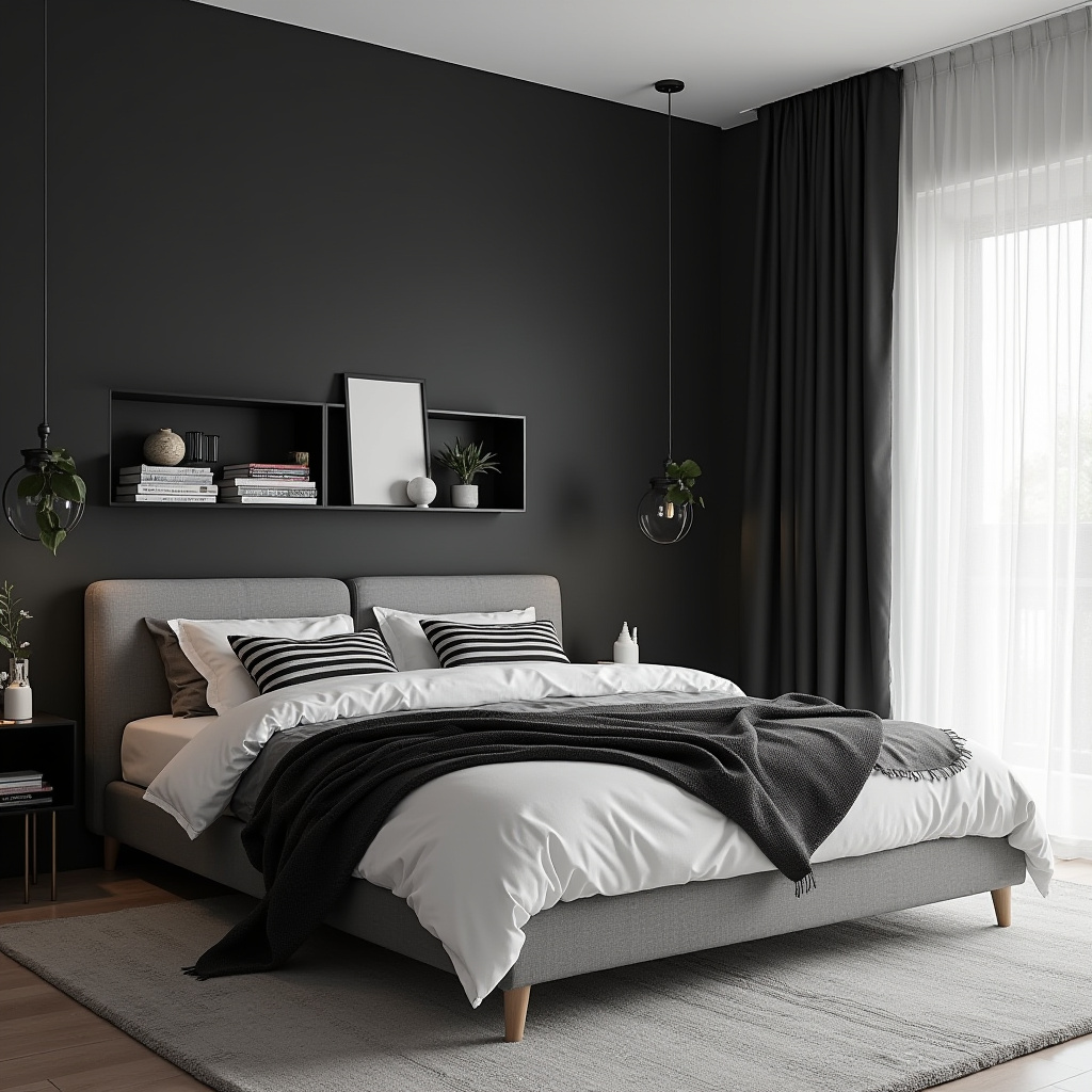 Black And Grey Bedroom Ideas 3