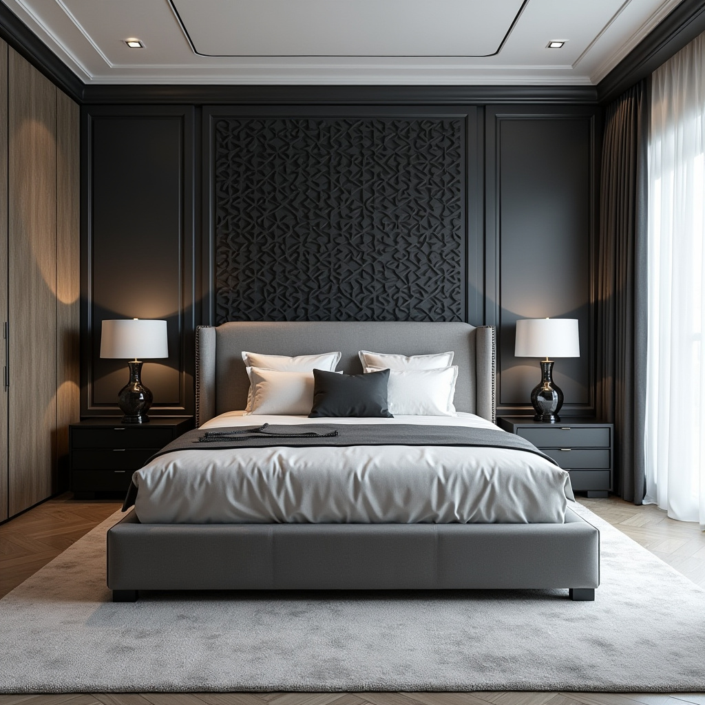 Black And Grey Bedroom Ideas 4
