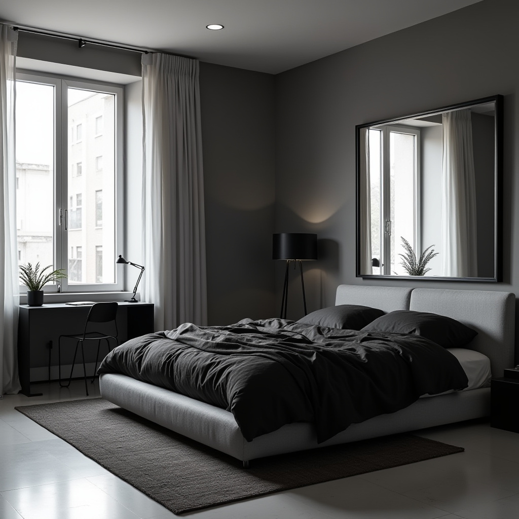 Black And Grey Bedroom Ideas 8