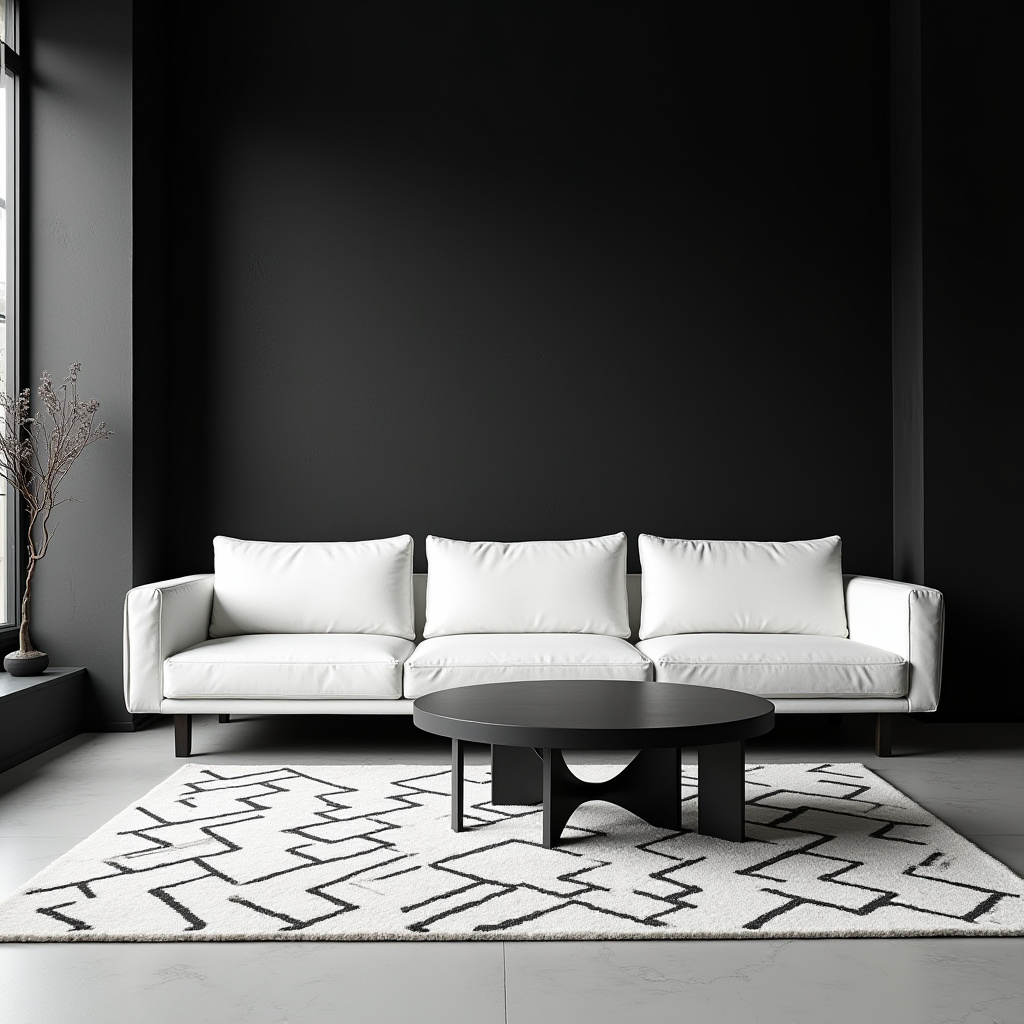Black And White Living Room Decor 10