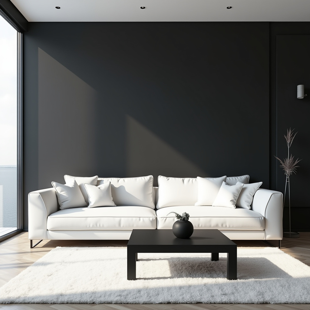 Black And White Living Room Decor 15
