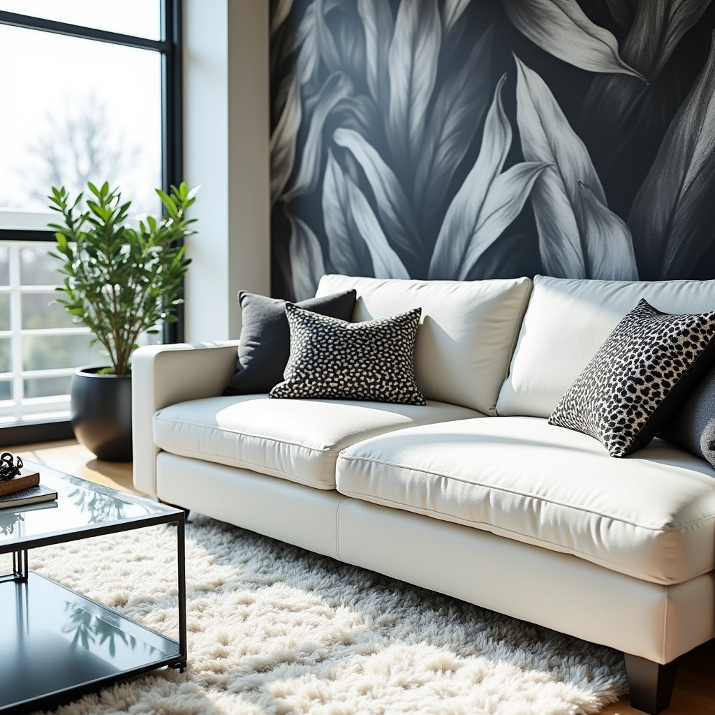 Black And White Living Room Decor 16