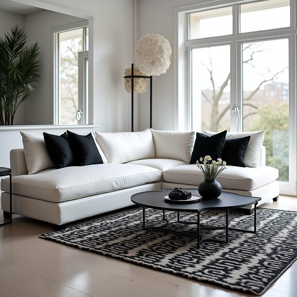 Black And White Living Room Decor 20