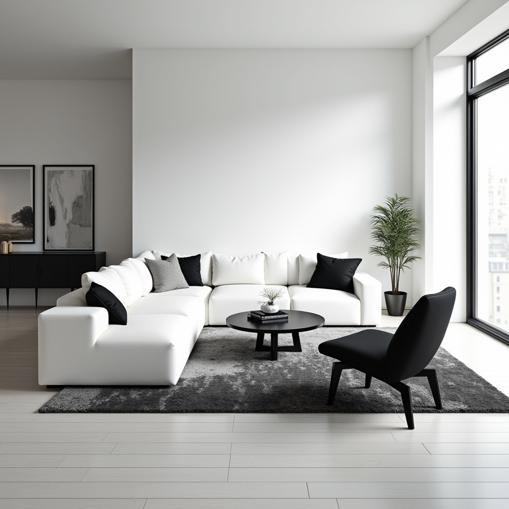 Black And White Living Room Decor 28