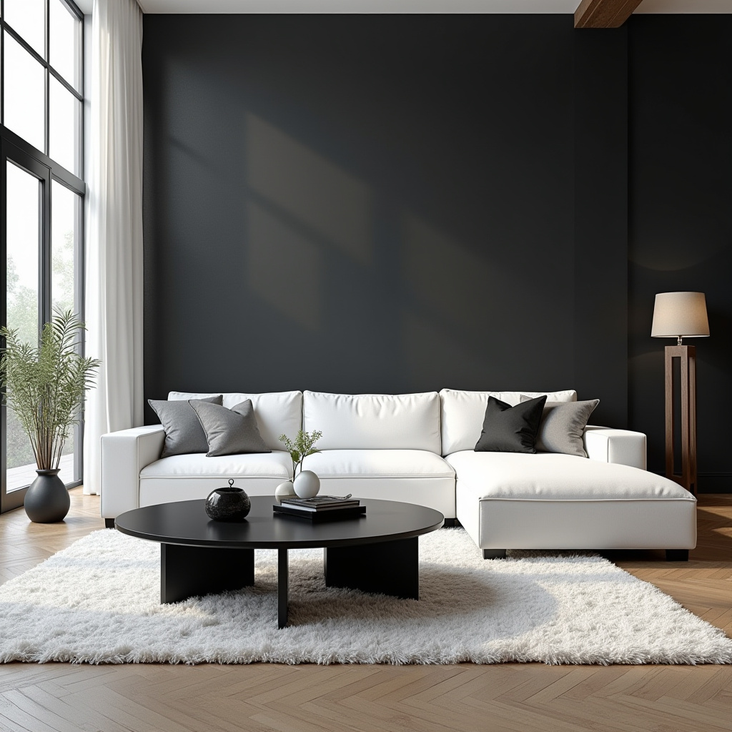 Black And White Living Room Decor 29