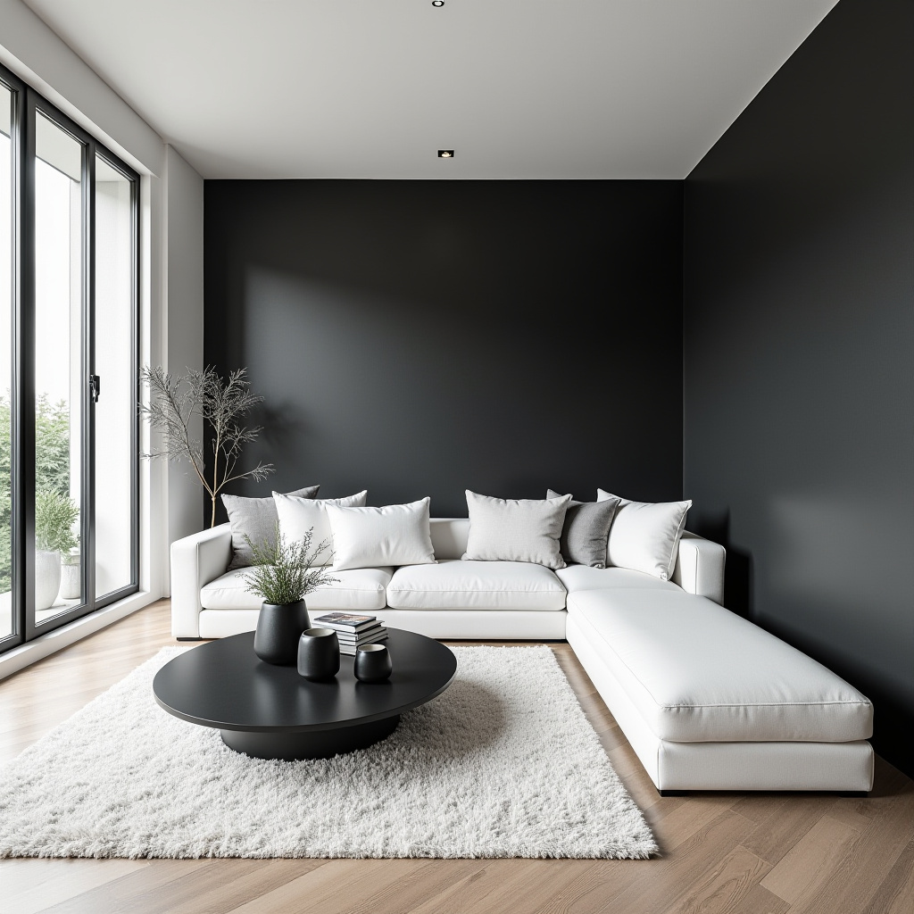 Black And White Living Room Decor 7