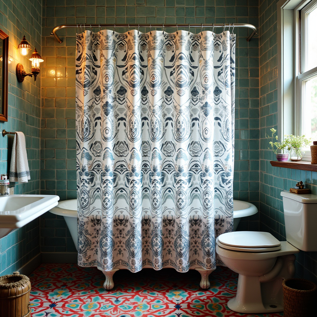 Black And White Shower Curtain 30
