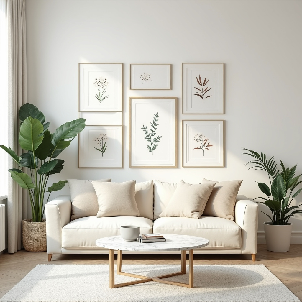 Blank Wall Ideas Living Room 12