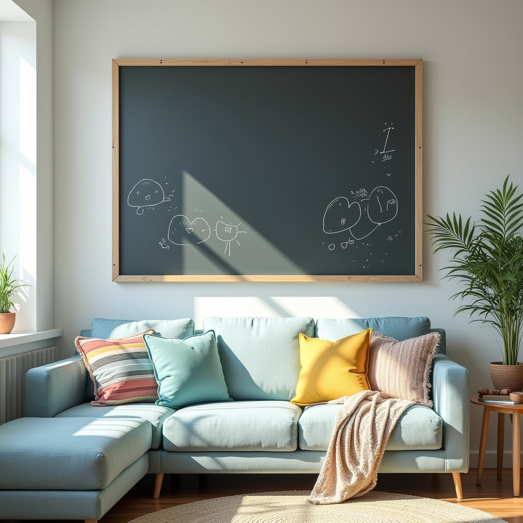 Blank Wall Ideas Living Room 14