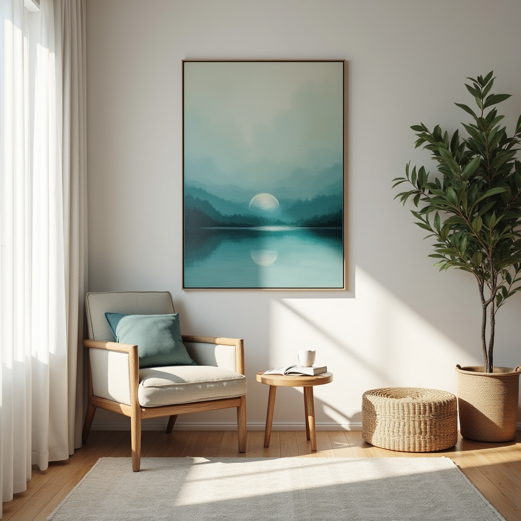 Blank Wall Ideas Living Room 16