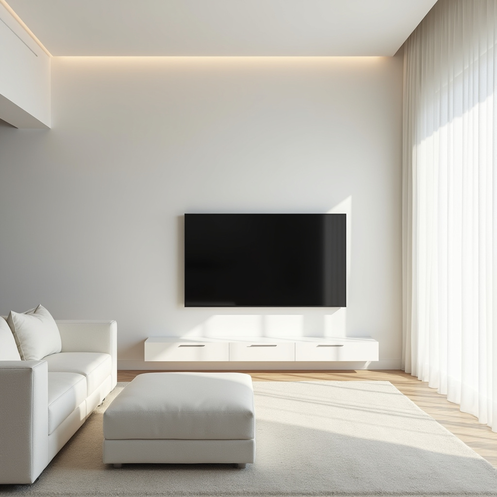 Blank Wall Ideas Living Room 17