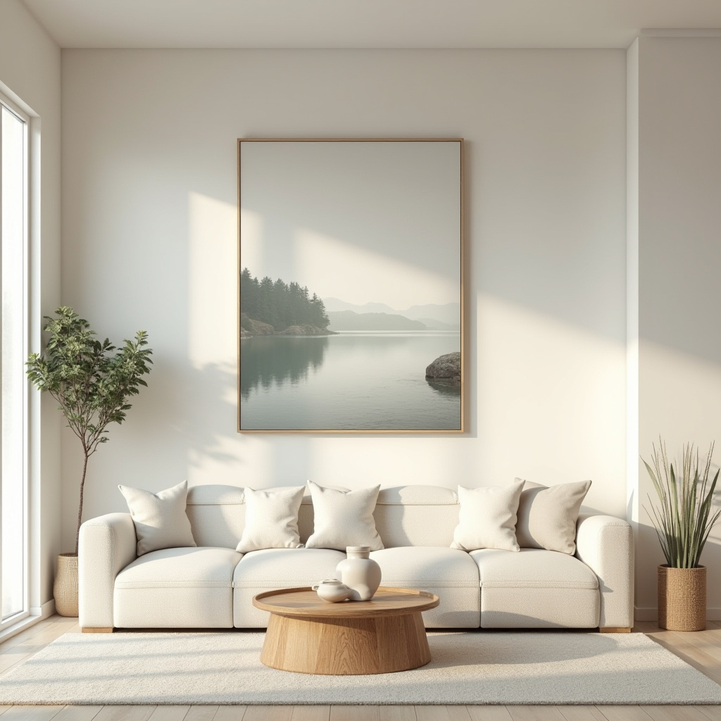 Blank Wall Ideas Living Room 22