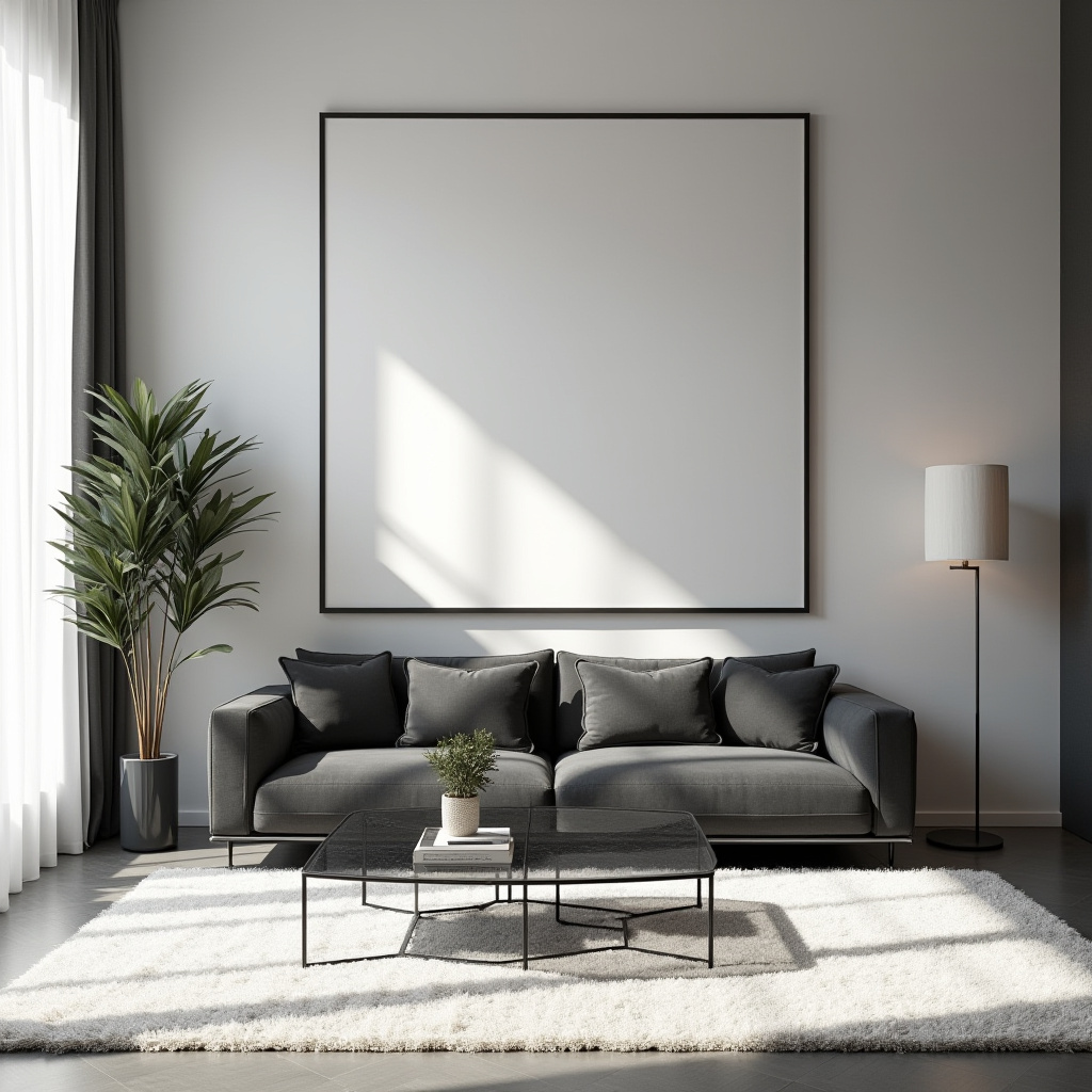 Blank Wall Ideas Living Room 9