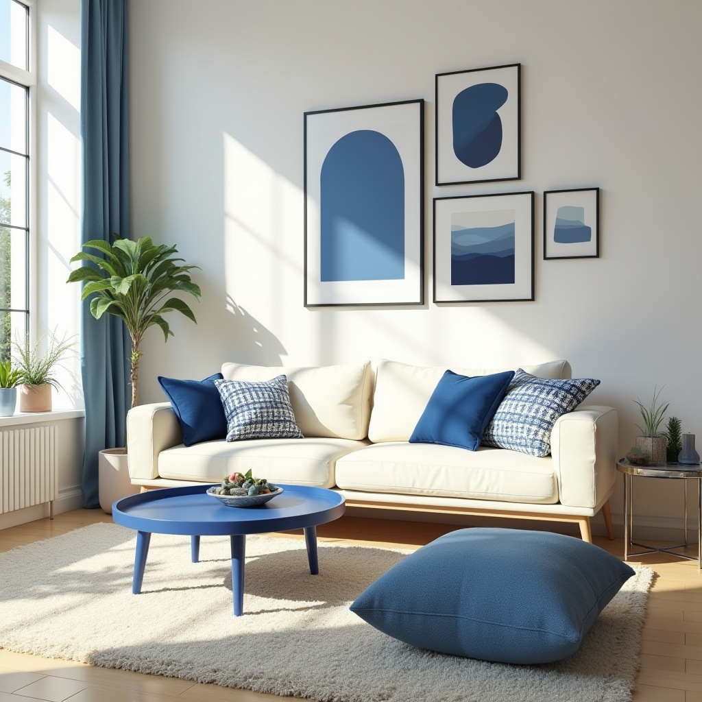 Blue And Cream Living Room 3