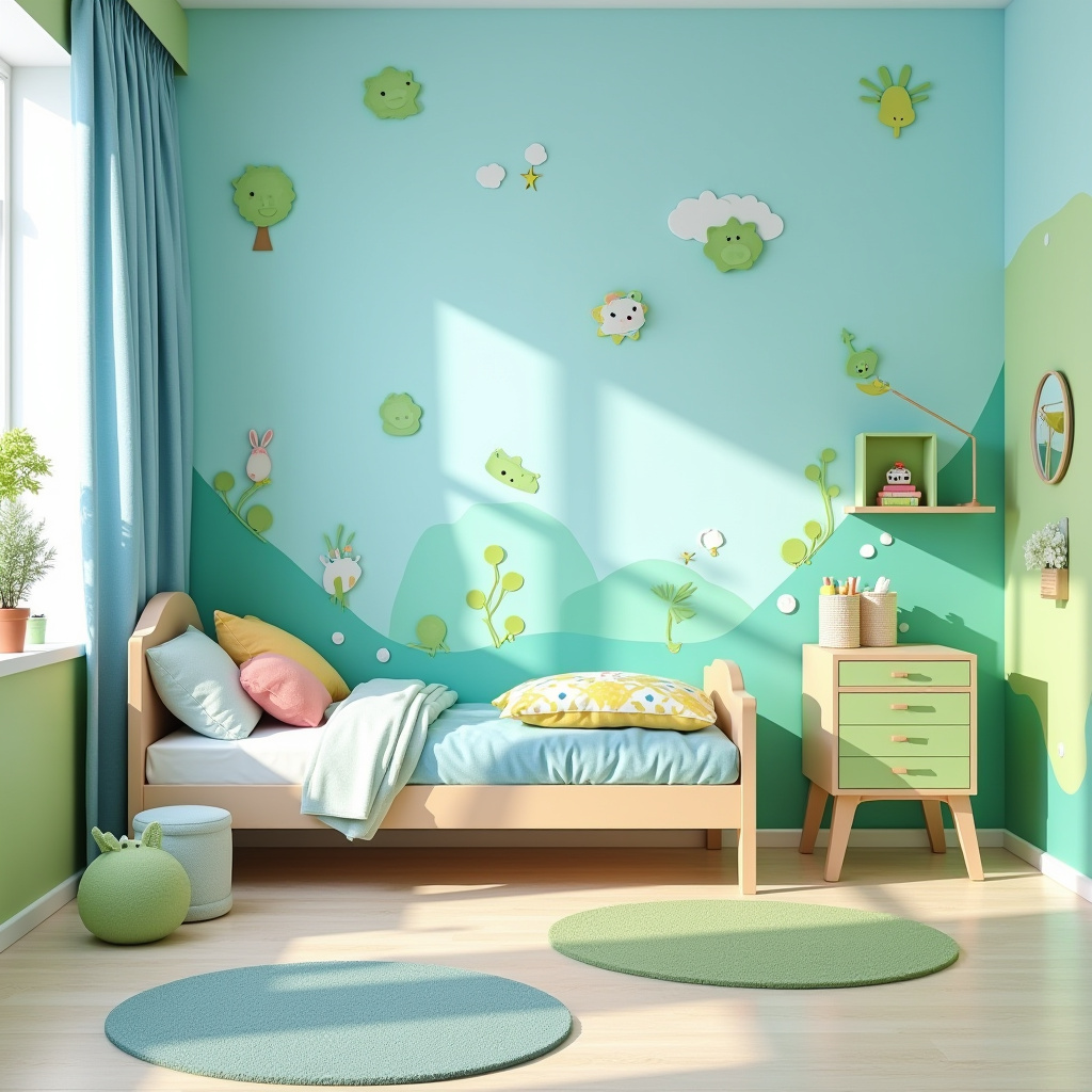 Blue And Green Bedroom Ideas 22