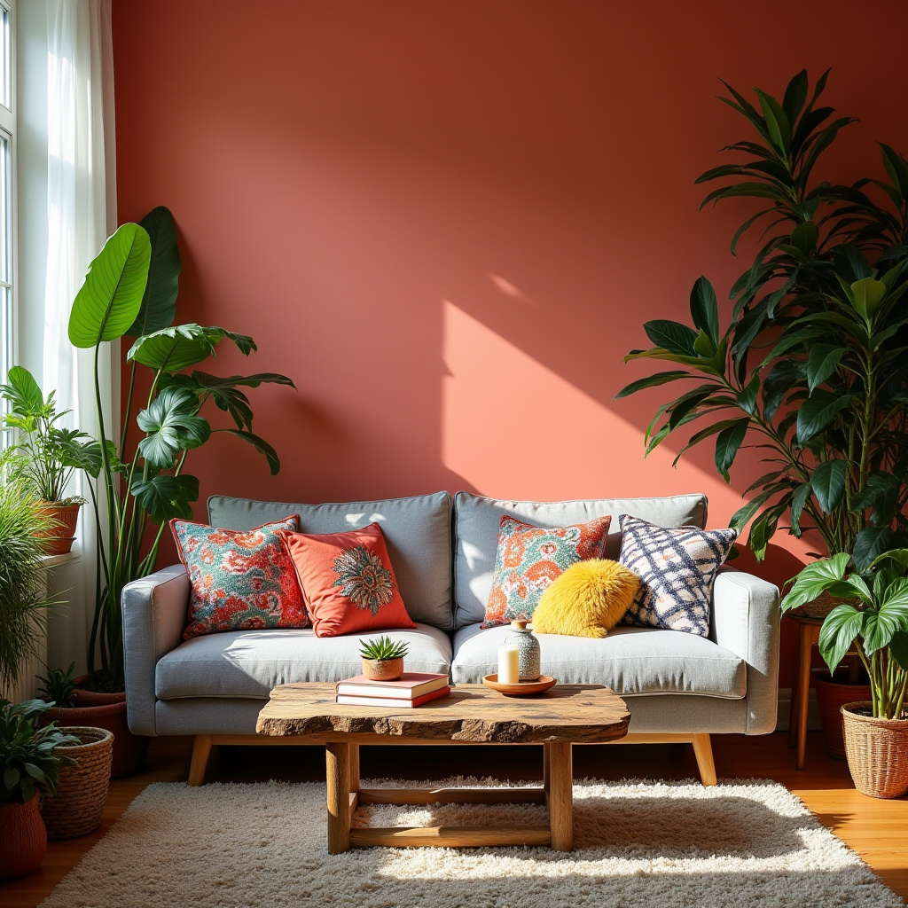 Bohemian Living Room Decor 10