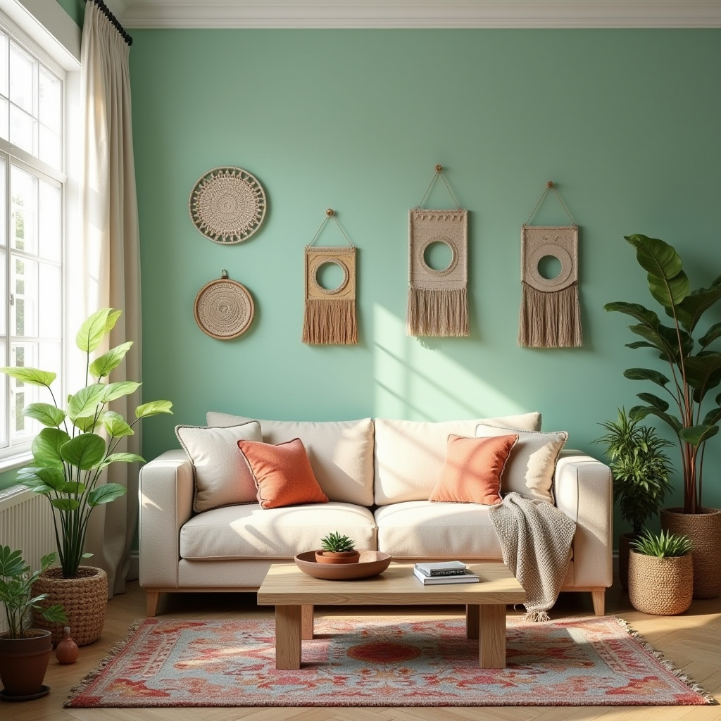 Bohemian Living Room Decor 17