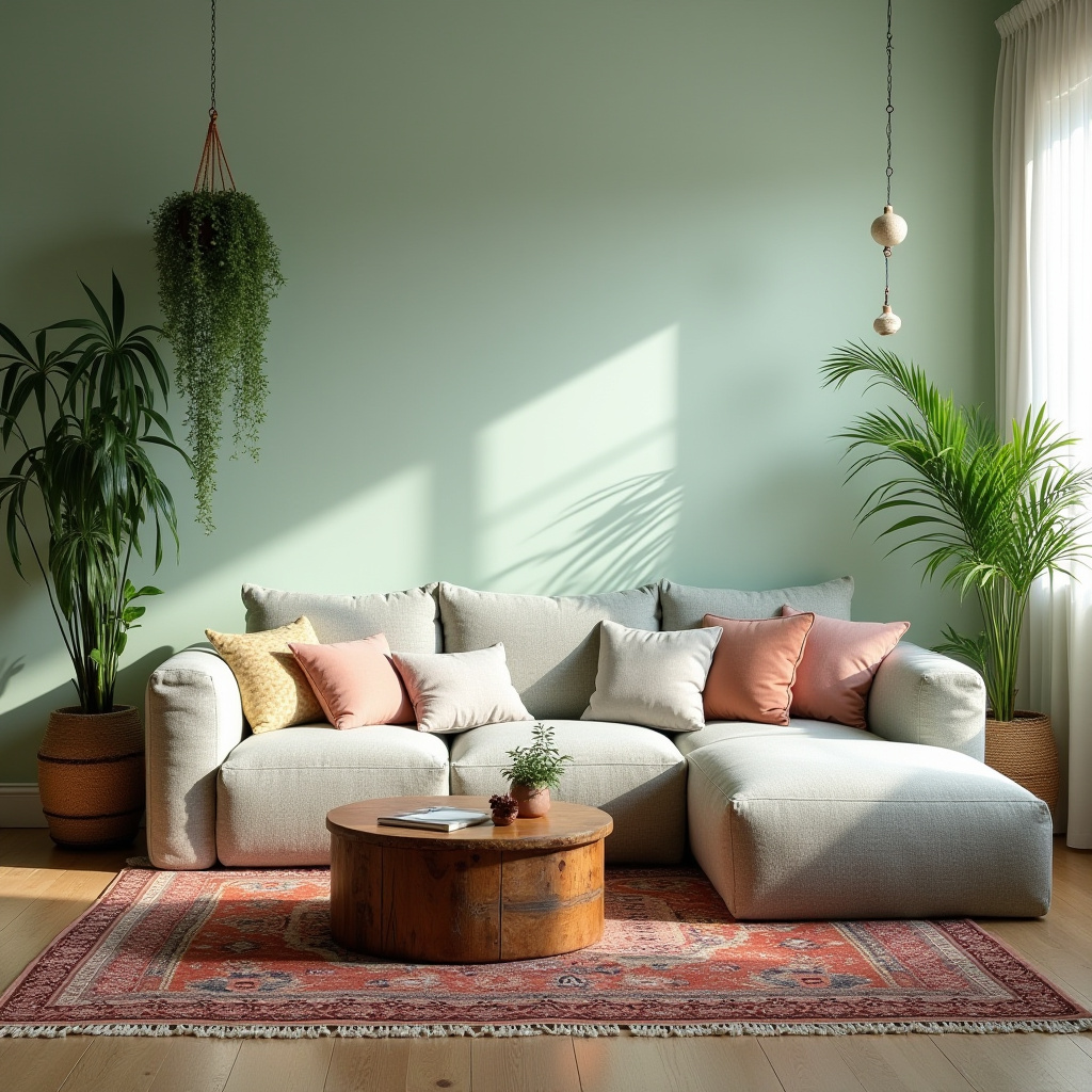 Bohemian Living Room Decor 27