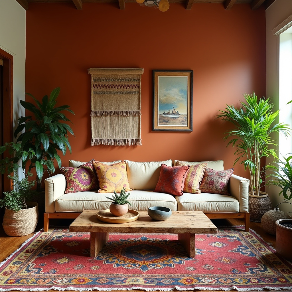 Bohemian Living Room Decor 28
