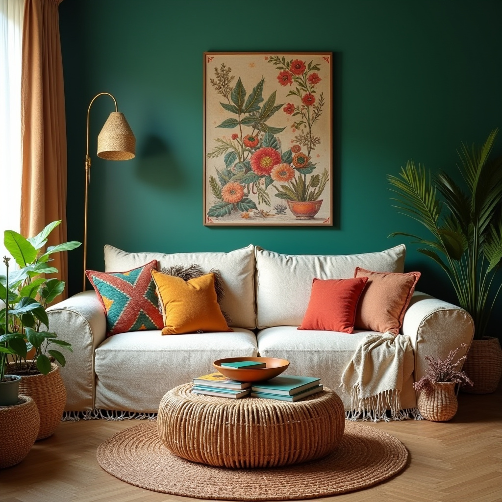 Bohemian Living Room Decor 3