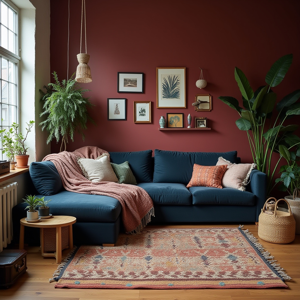 Bohemian Living Room Decor 4