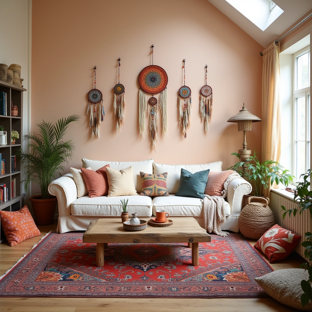 Bohemian Living Room Decor 5