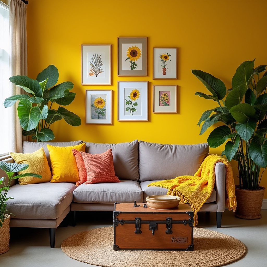 Bohemian Living Room Decor 7
