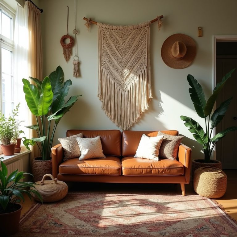 Boho Living Room Inspiration 1