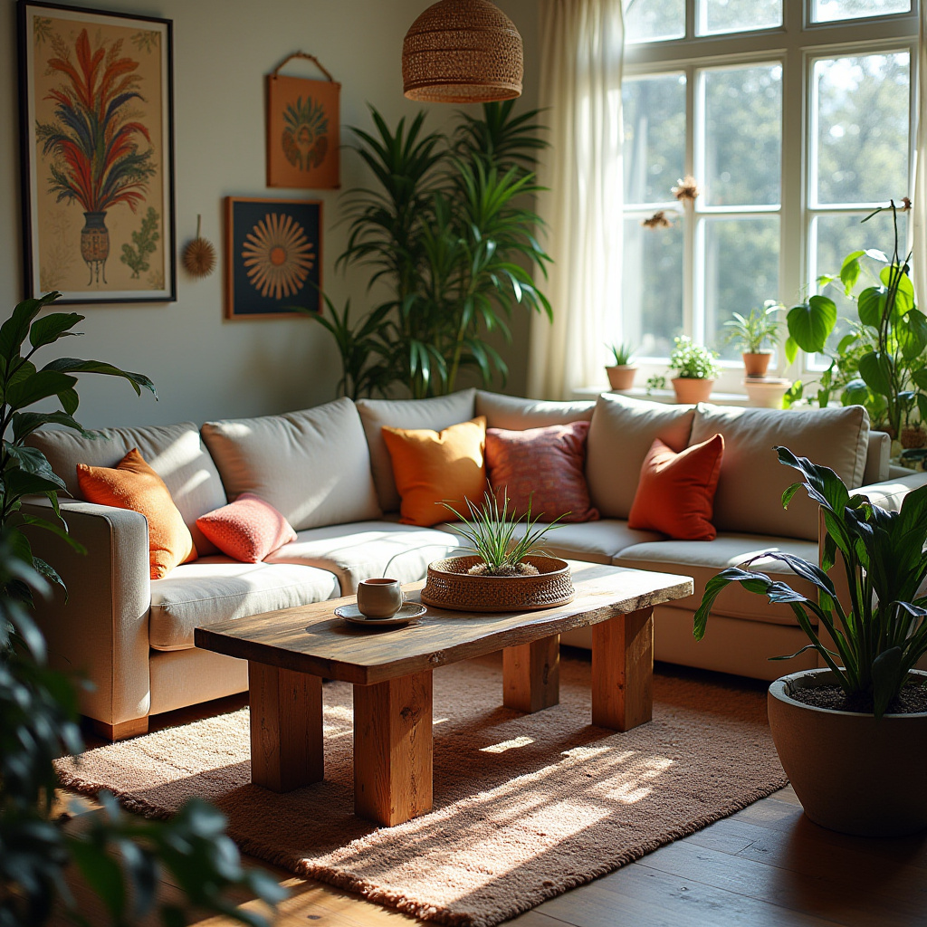 Boho Living Room Inspiration 12