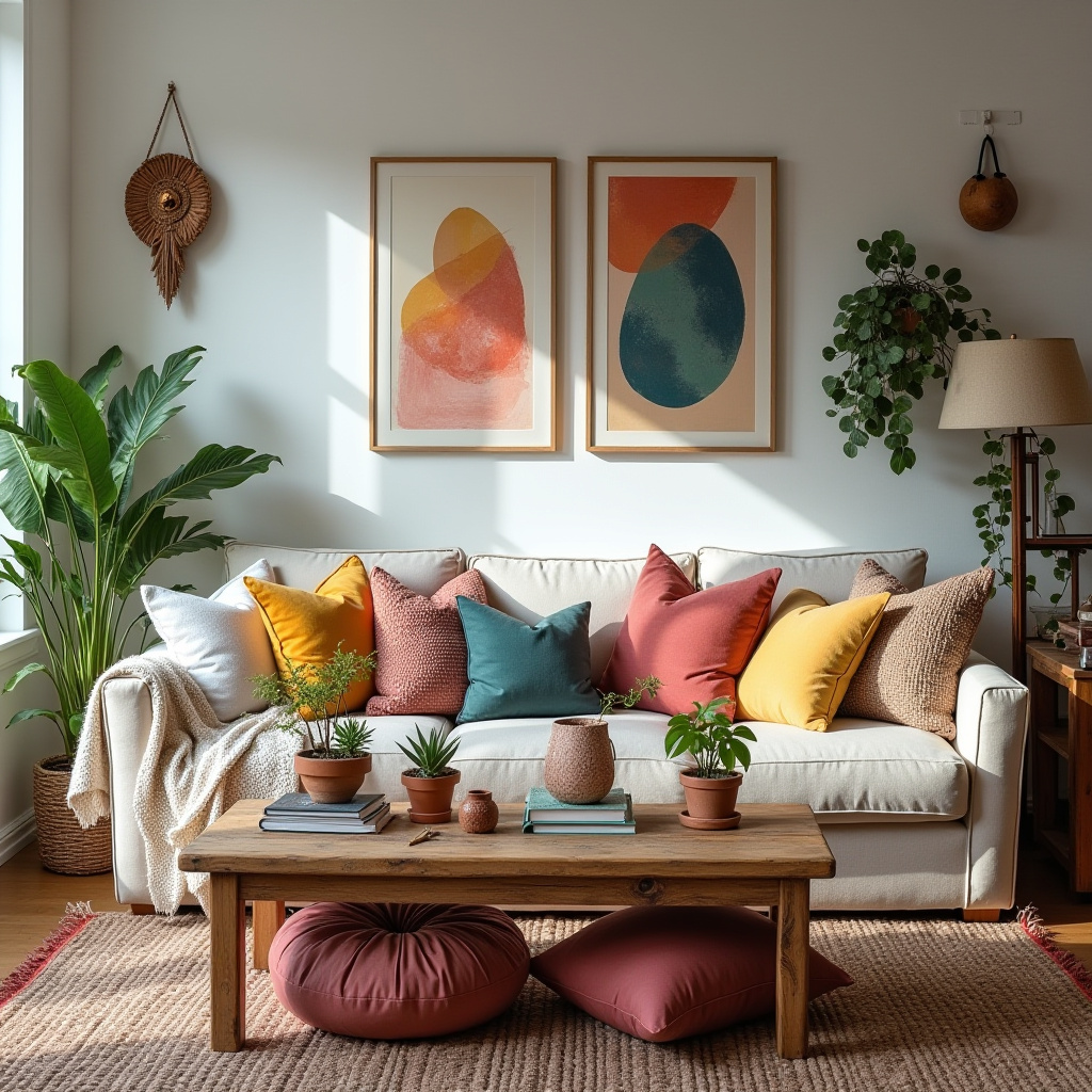 Boho Living Room Inspiration 23