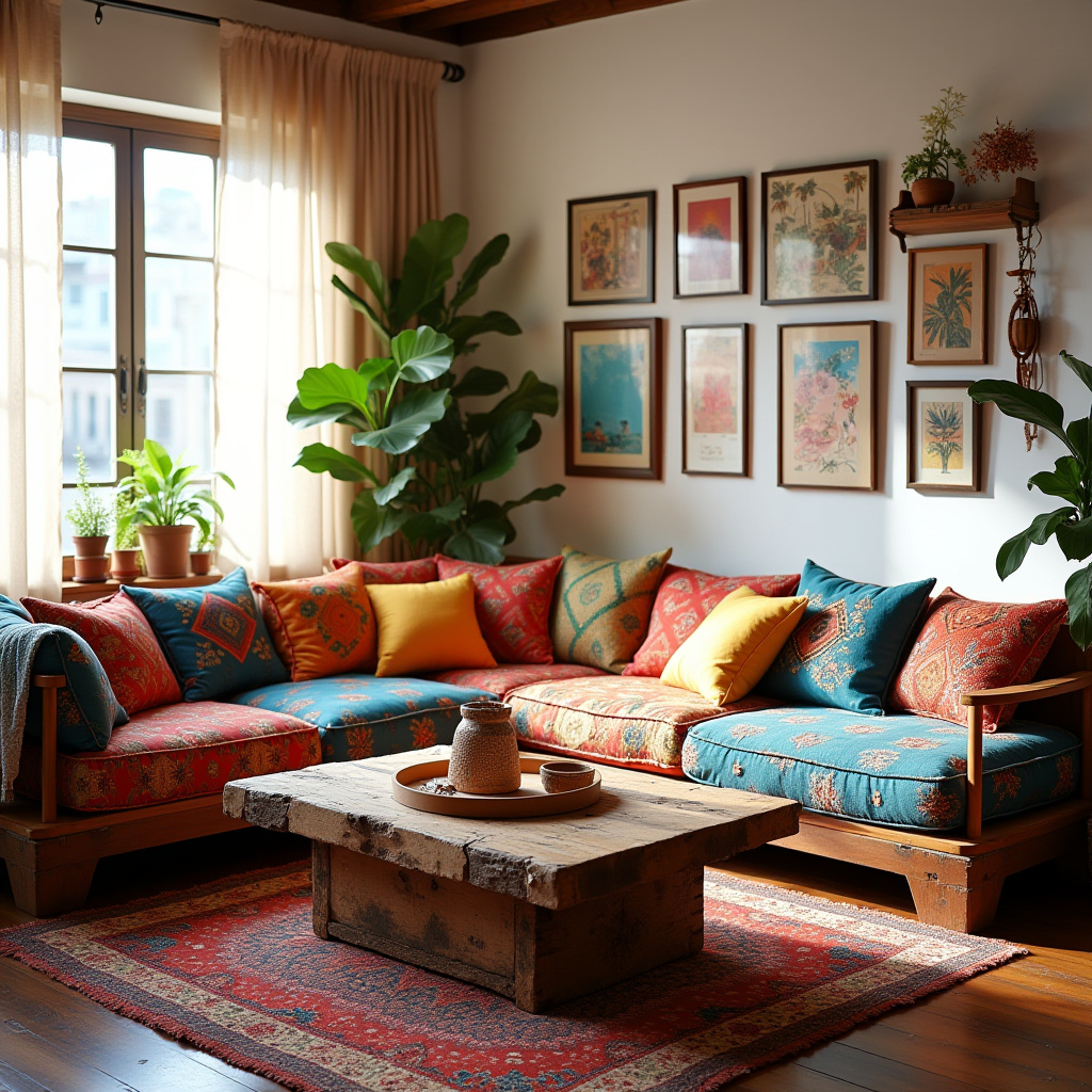 Boho Living Room Inspiration 26