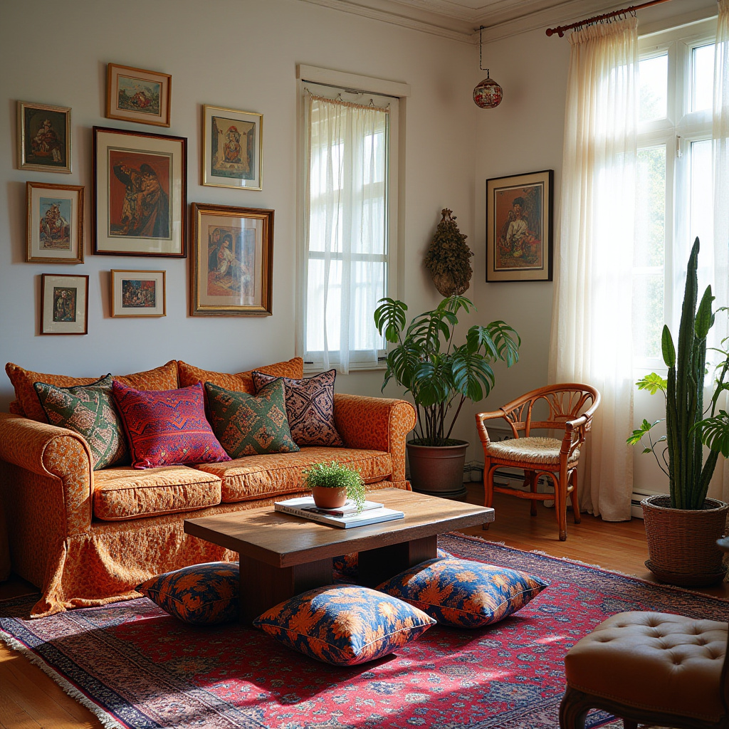 Boho Living Room Inspiration 9