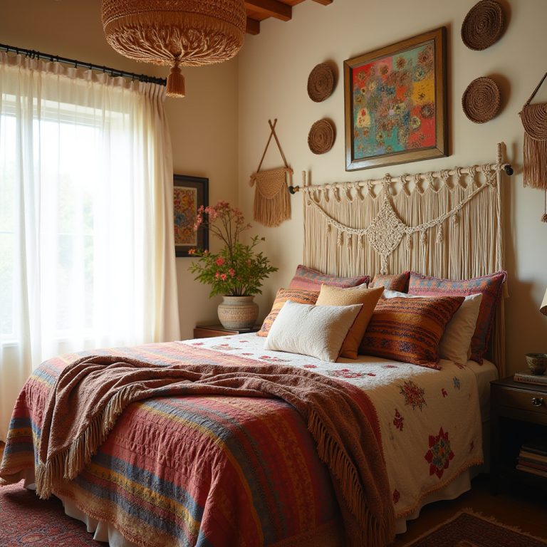 Boho Style Bedroom 1