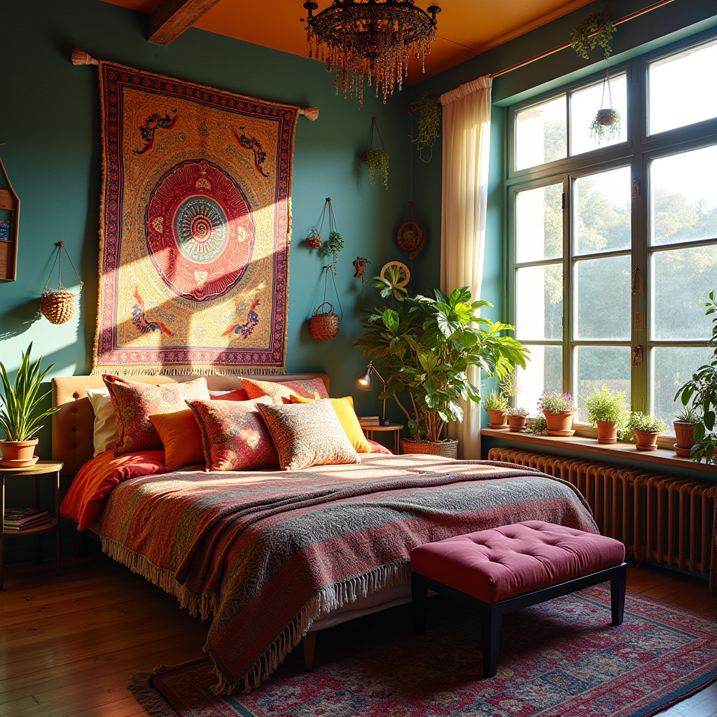 Boho Style Bedroom 29