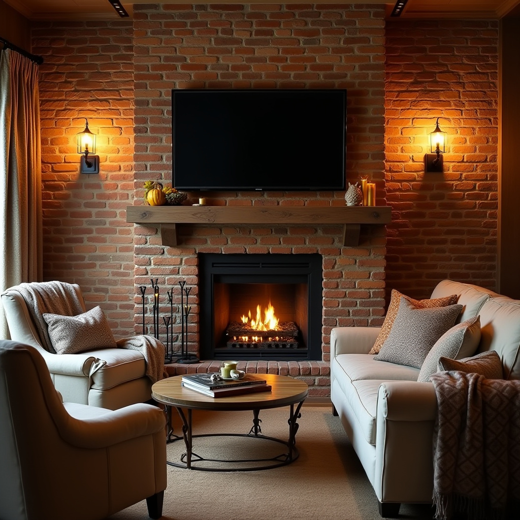Brick Tv Wall Ideas 11