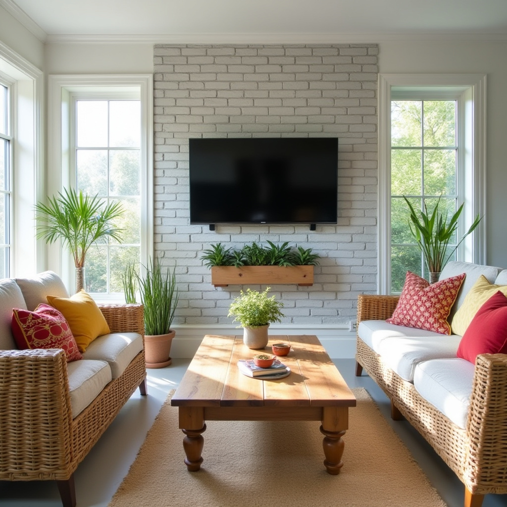 Brick Tv Wall Ideas 12