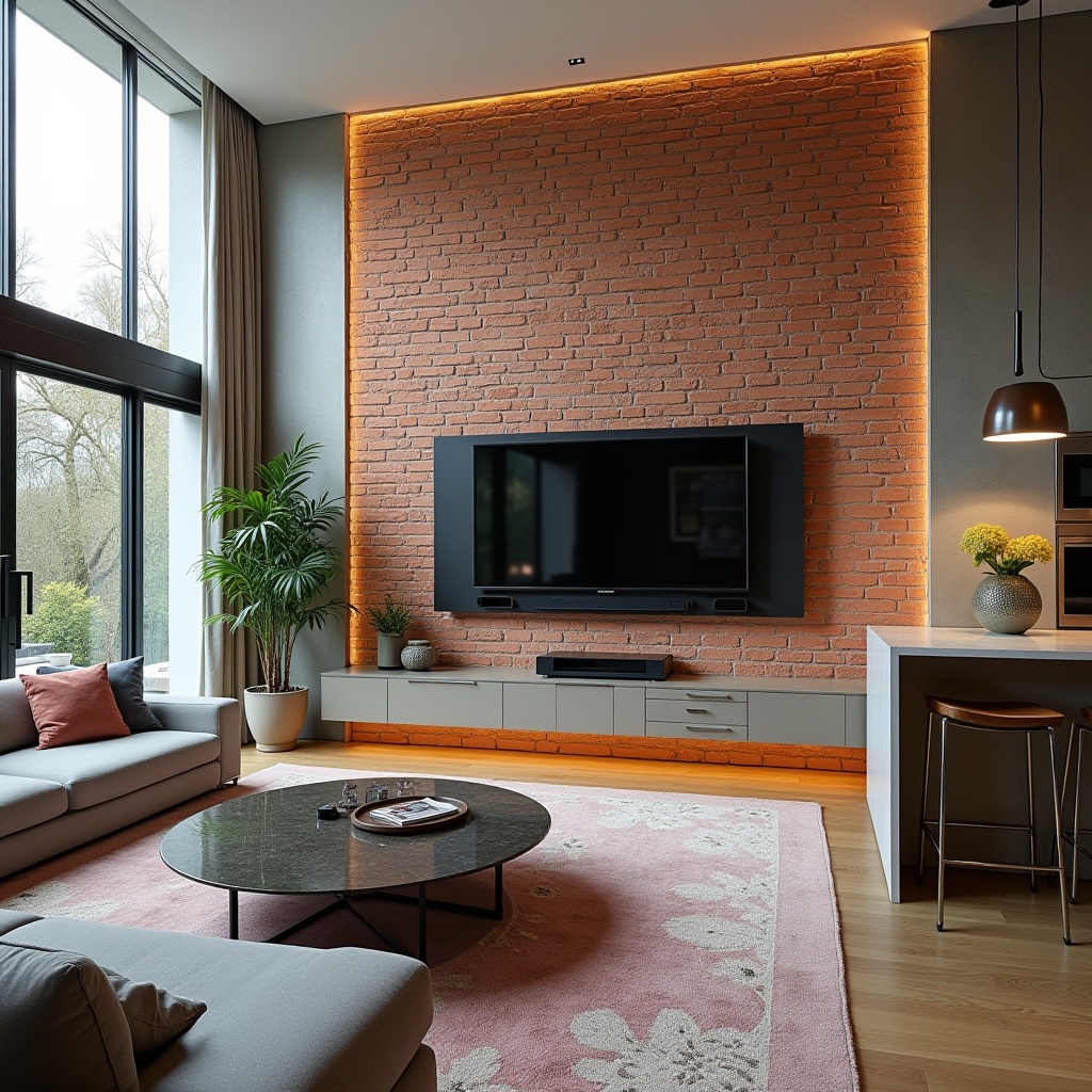 Brick Tv Wall Ideas 16
