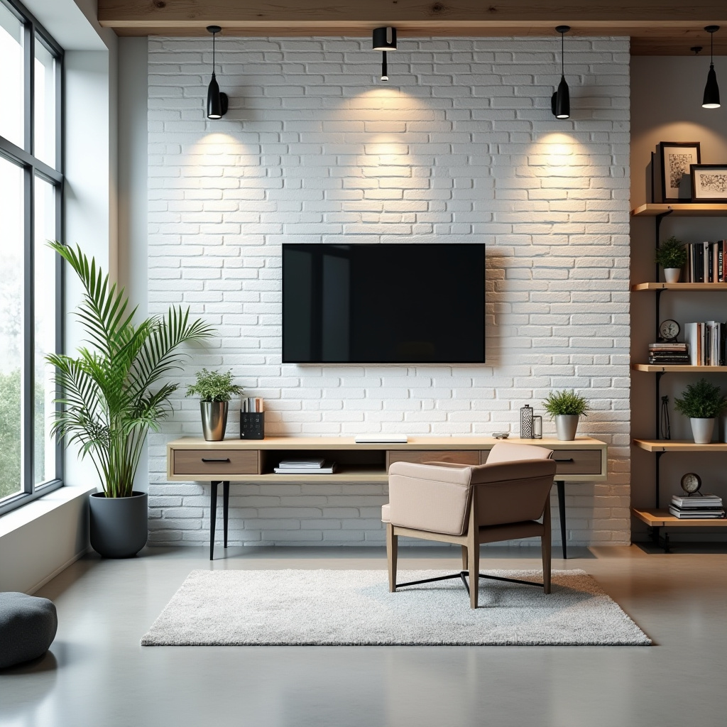 Brick Tv Wall Ideas 20