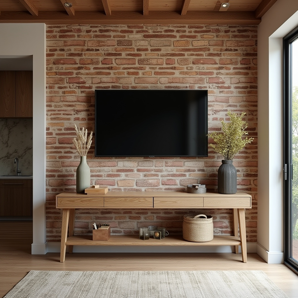Brick Tv Wall Ideas 24