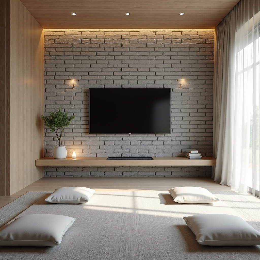 Brick Tv Wall Ideas 26
