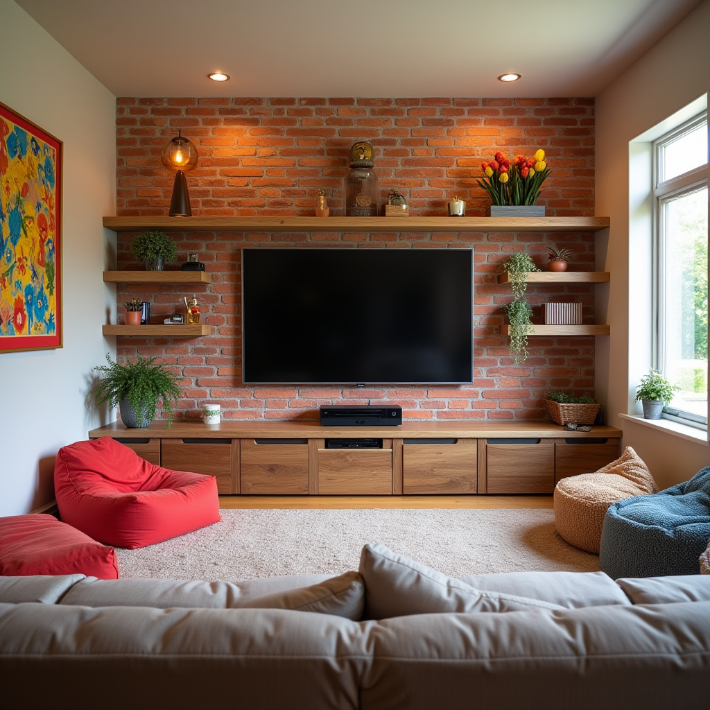 Brick Tv Wall Ideas 9