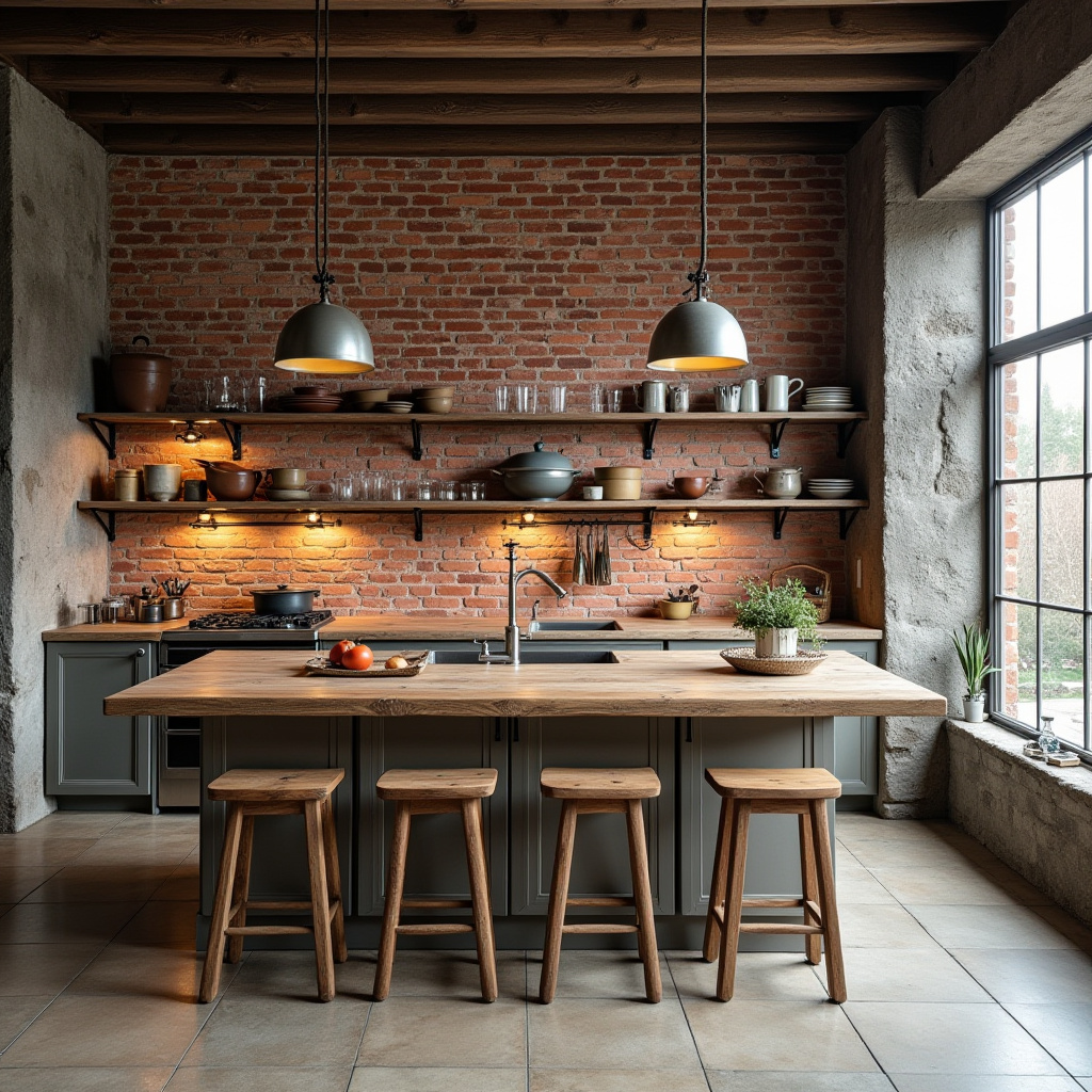 Brick Wall Kitchen Ideas 1